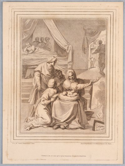 Geburt des Pyrrhus von Francesco Bartolozzi