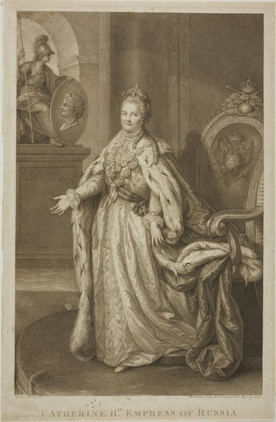 Katharina II., Kaiserin von Russland von Francesco Bartolozzi