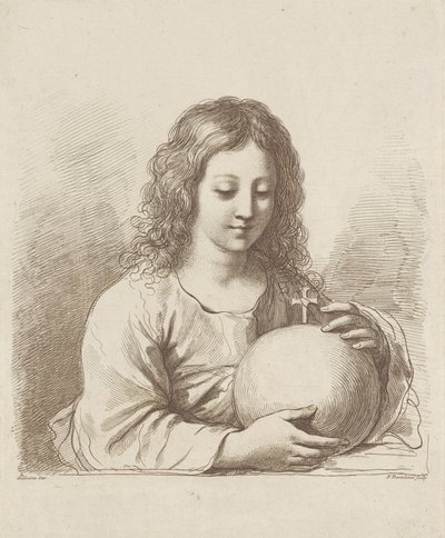 Christus mit Globus von Francesco Bartolozzi