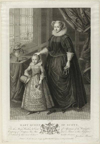 Maria Stuart, Königin von Schottland von Francesco Bartolozzi
