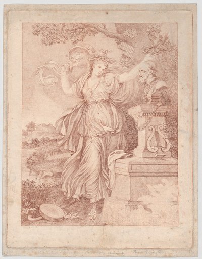 Mrs. Abington als Thalia, 1783 von Francesco Bartolozzi