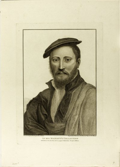 Porträt eines Mannes von Francesco Bartolozzi
