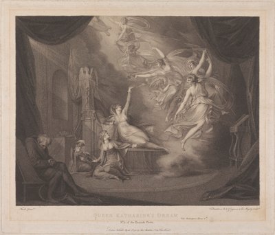 Königin Katherines Traum - "Heinrich VIII" von Francesco Bartolozzi