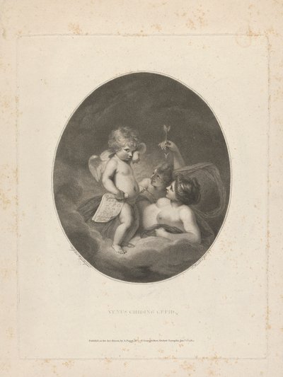 Venus gebiert Amor von Francesco Bartolozzi