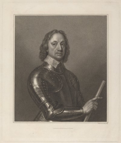Oliver Cromwell von Francesco Bartolozzi after Robert Walker