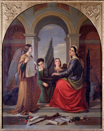 Heilige Cäcilia von Francesco Cogorno