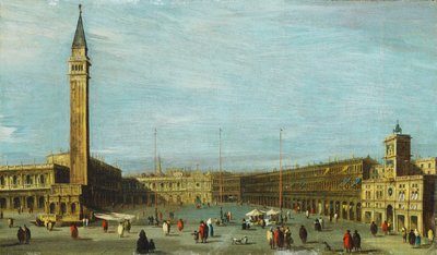 Der Piazza San Marco, Venedig, Blick nach Westen von Francesco Guardi