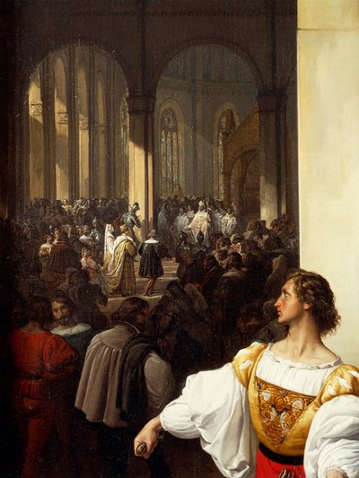 Die Verschwörung von Lampugnani von Francesco Hayez