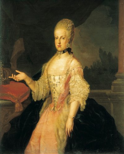 Porträt von Marie Caroline von Österreich von Francesco Liani