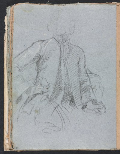 Verona Skizzenbuch: Gentleman Seite 54, 1760 von Francesco Lorenzi