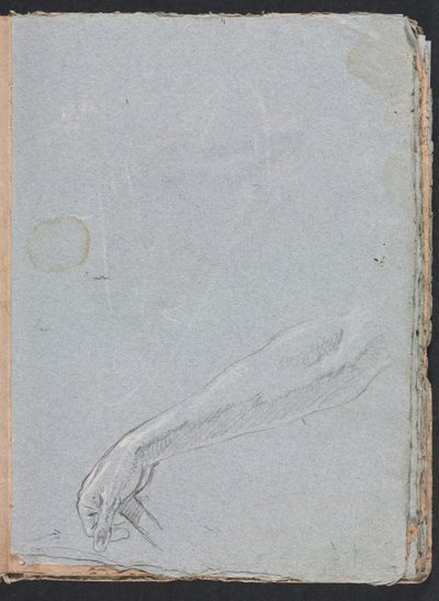 Verona Skizzenbuch: Rechte Hand (Seite 7) von Francesco Lorenzi