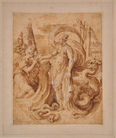 Circe und die Gefährten des Odysseus von Francesco Mazzuoli