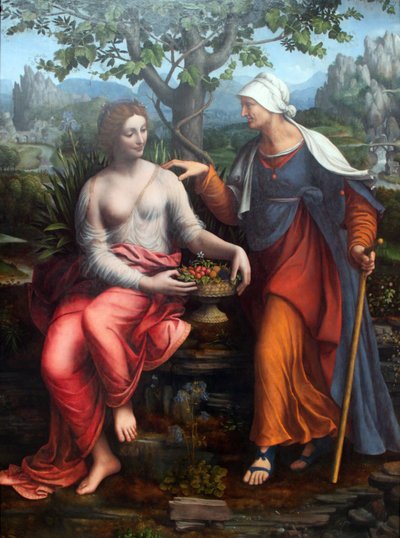 Vertumnus und Pomona von Francesco Melzi
