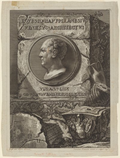 Giovanni Battista Piranesi von Francesco Piranesi