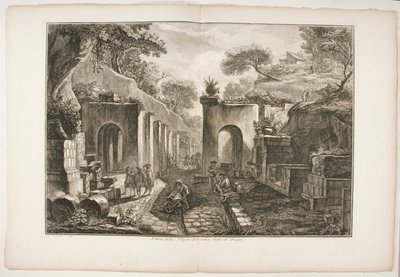 Veduta della Porta dell von Francesco Piranesi