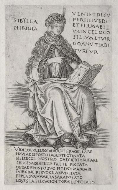Die Sibyllen: Die phrygische Sibylle, ca. 1470-1480 von Francesco Rosselli