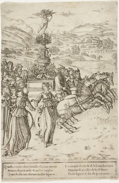 Der Triumph der Liebe von Francesco Rosselli