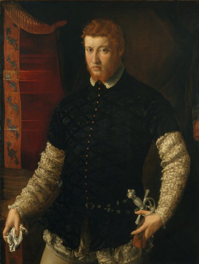 Porträt eines Mannes von Francesco Salviati
