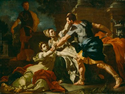 Tod der Messalina, ca. 1704-12 von Francesco Solimena