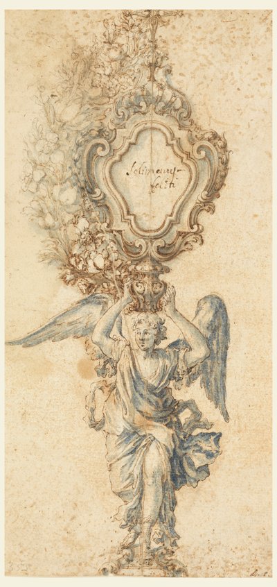 Entwurf für ein Reliquiar von Francesco Solimena