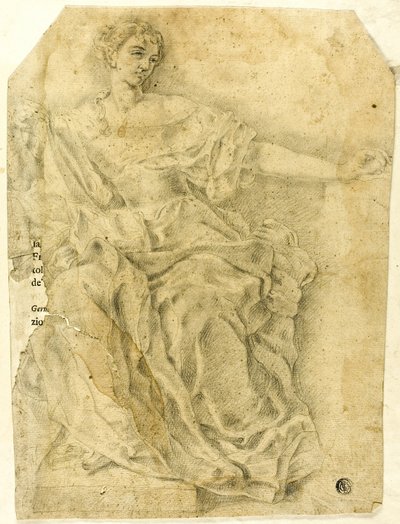 Sitzende allegorische Frauenfigur von Francesco Solimena