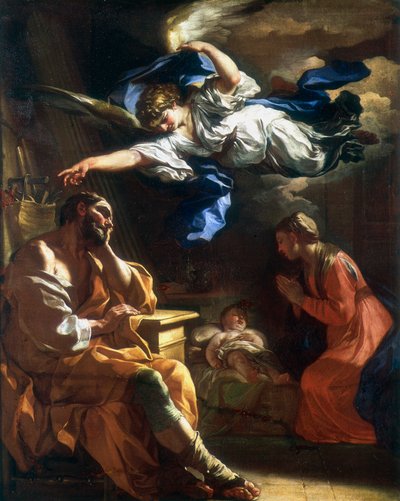 Der Traum des Heiligen Joseph von Francesco Solimena