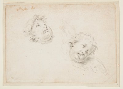 Studie für zwei Cherubim von Francesco Solimena
