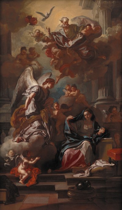 Die Verkündigung, nach 1733 von Francesco Solimena