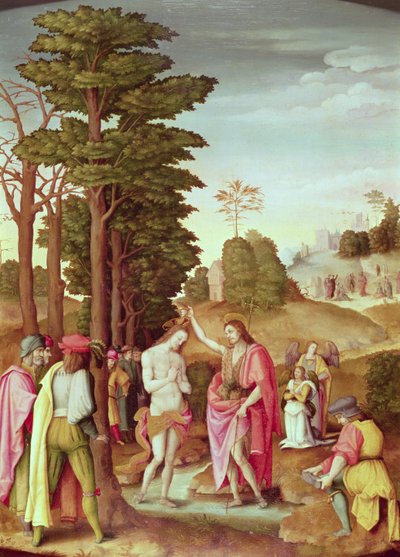 Taufe Christi von Francesco Ubertini, Il Bacchiacca
