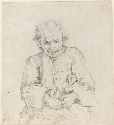Sitzender Bauer von Francesco Zuccarelli