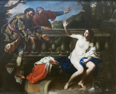 Susanna und die Ältesten von Francesco de (c.1600 54) Rosa
