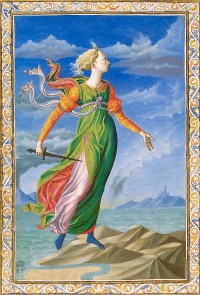 Allegorie von Karthago, ca. 1448 von Francesco di Stefano Pesellino