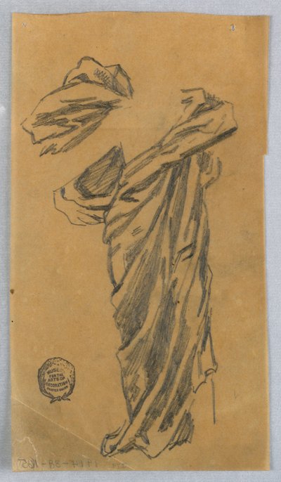 Draperiestudie von Francis Augustus Lathrop