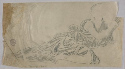 Draperiestudie von Francis Augustus Lathrop