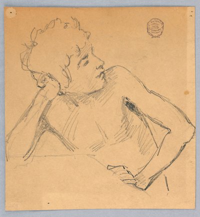 Figurenstudie von Francis Augustus Lathrop