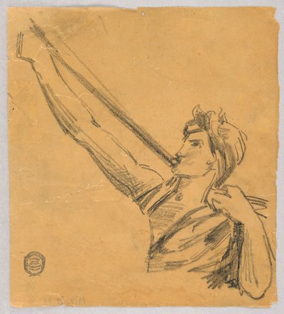 Skizze für einen Engel von Francis Augustus Lathrop