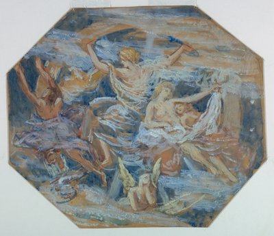 Studie für "Zodiac" von Francis Augustus Lathrop