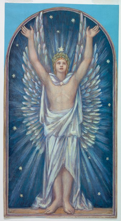 Studie für Figur von Francis Augustus Lathrop