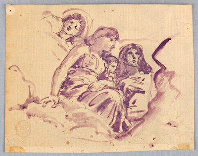 Studie himmlischer Figuren von Francis Augustus Lathrop