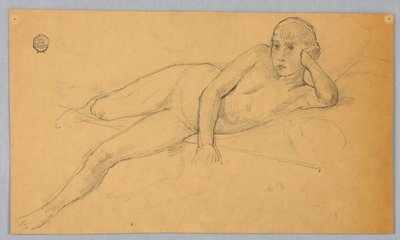 Studie einer nackten Figur von Francis Augustus Lathrop