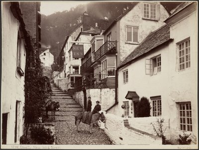 Clovelly, New Inn & Straße von Francis Bedford