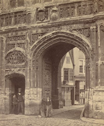 Das Tor, Canterbury von Francis Bedford