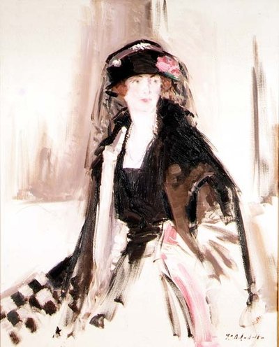 Porträt von Lady Lavery von Francis Campbell Boileau Cadell