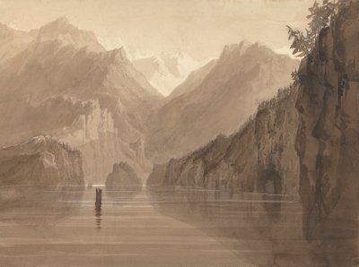 Ein See in Norwegen von Francis Danby