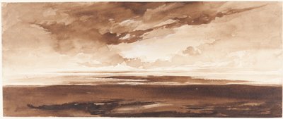 Panorama der Küste bei Sonnenuntergang von Francis Danby