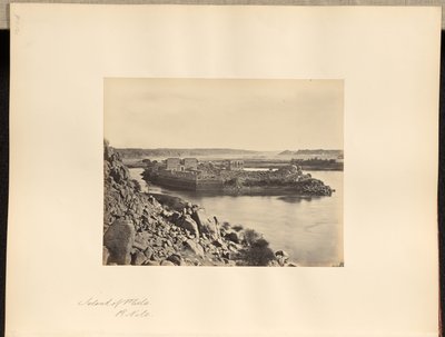 Insel von Philae, Nil von Francis Frith