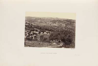 Jerusalem vom Skopusberg von Francis Frith