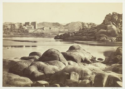 Der Zugang zu Philae von Francis Frith