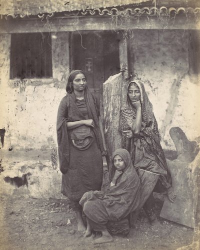 Drei ostindische Frauen, 1870er von Francis Frith