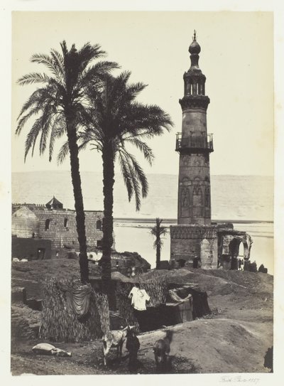 Ansicht von Girgeh, Oberägypten, 1857 von Francis Frith
